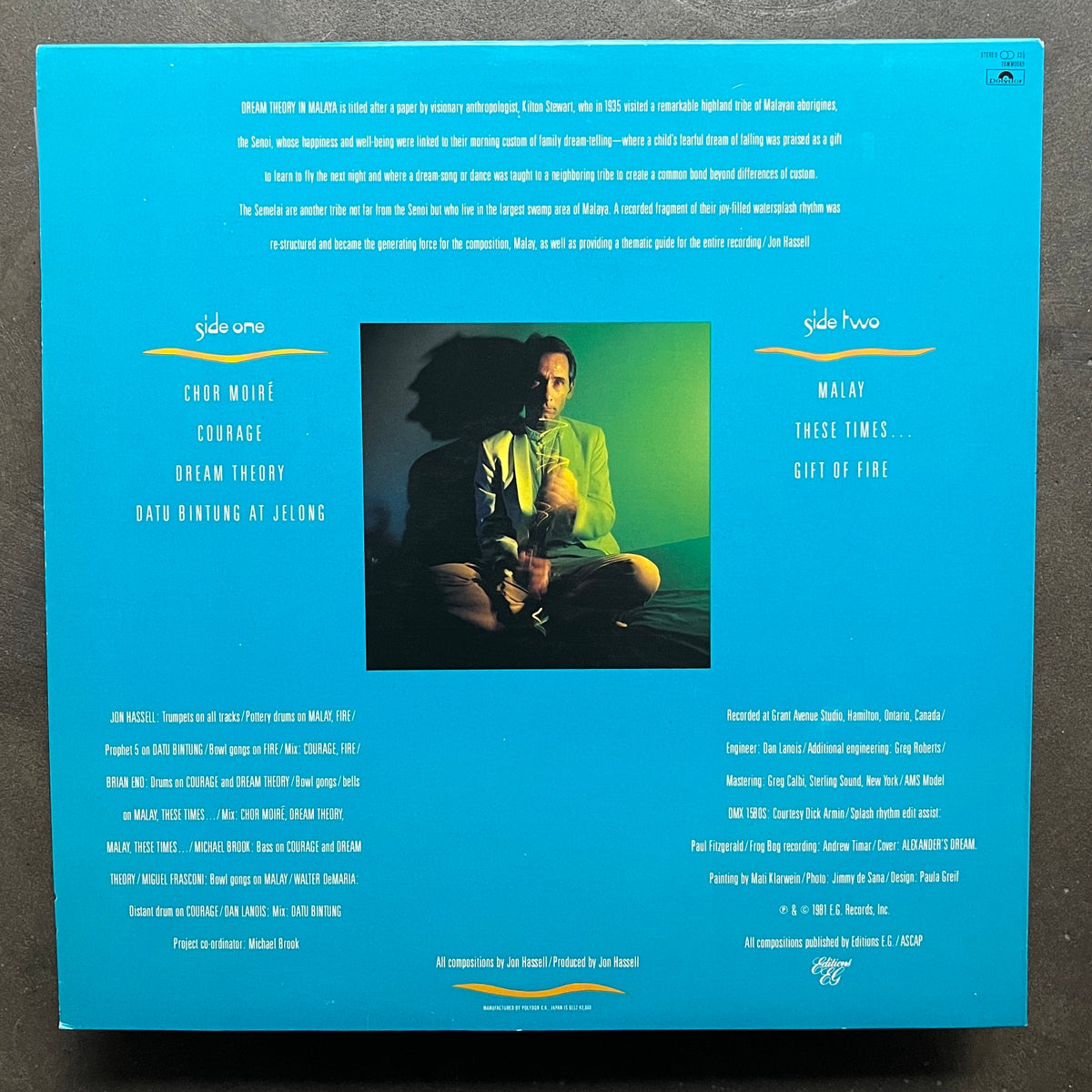 Jon Hassell – Dream Theory In Malaya (Fourth World Volume Two