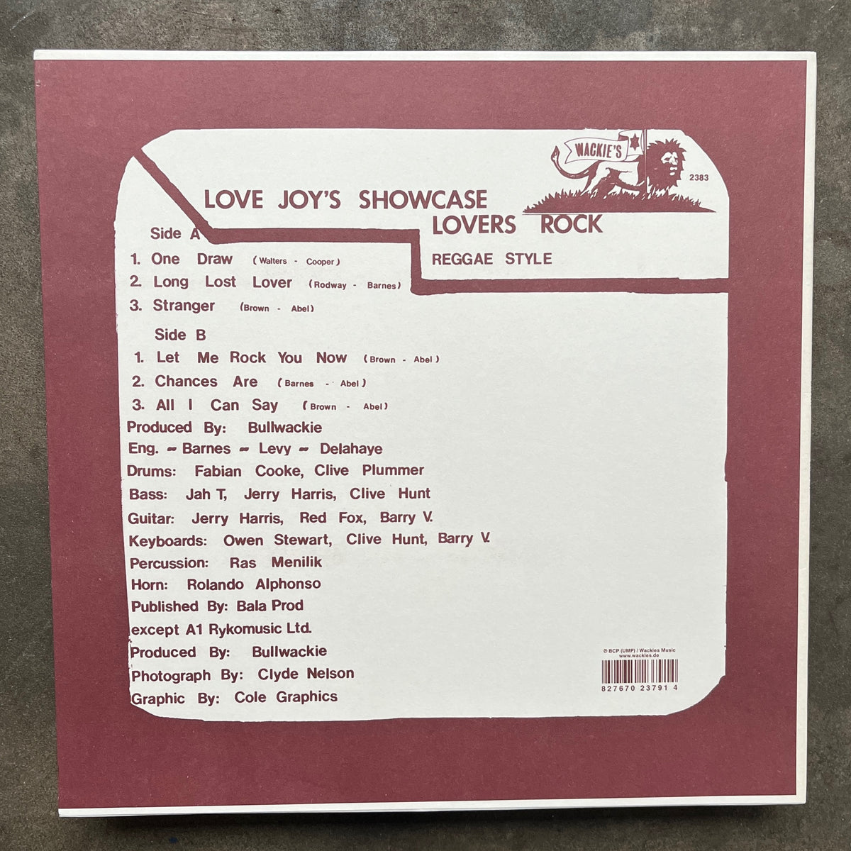 洋楽 LOVE JOYS LOVERS ROCK REGGAE STYLE LP NzYtMTEyMi5qcGVn.jpeg