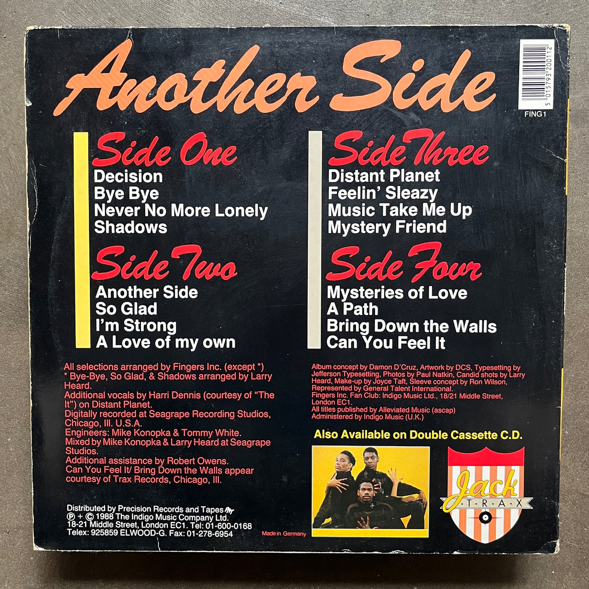 Fingers Inc. – Another Side – All Night Flight Records