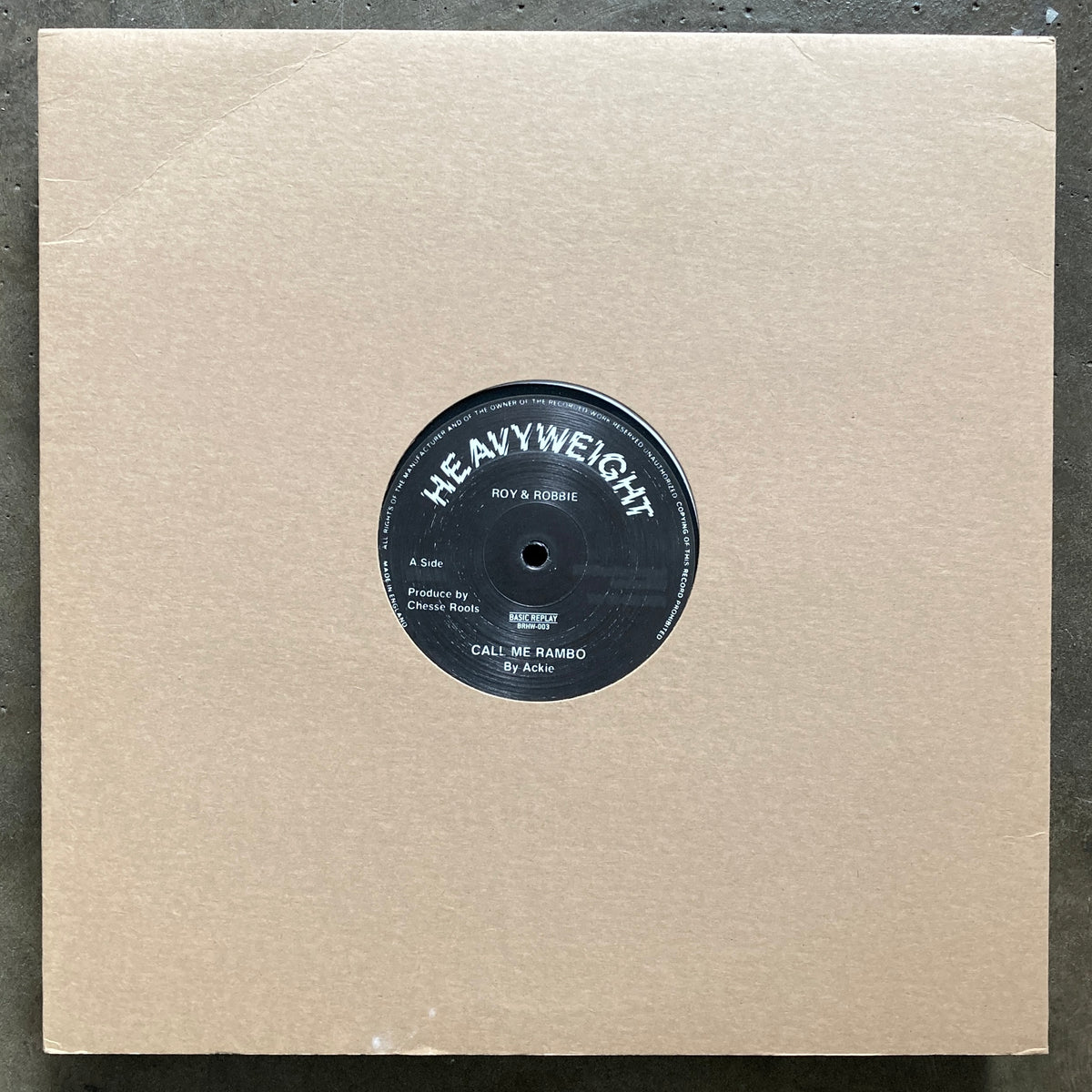 Ackie / Chesse Roots – Call Me Rambo / Rambo Gun Salute – All
