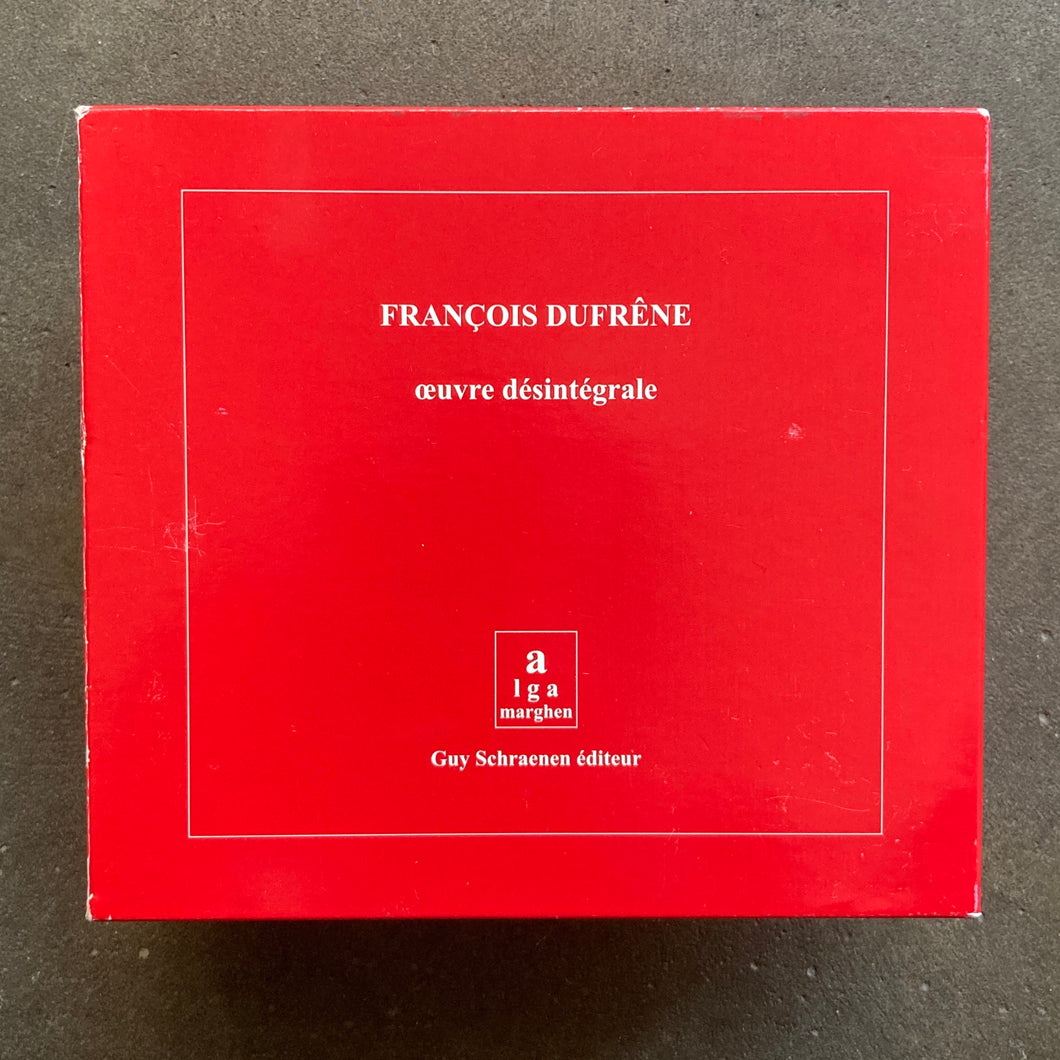 François Dufrêne – Oeuvre Désintégrale (3-CD)