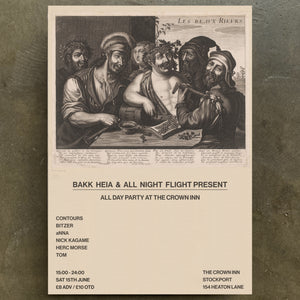 Bakk Heia & ANF - All Day Outdoor Party @ The Crown (15.6.24) / ADV ticket.