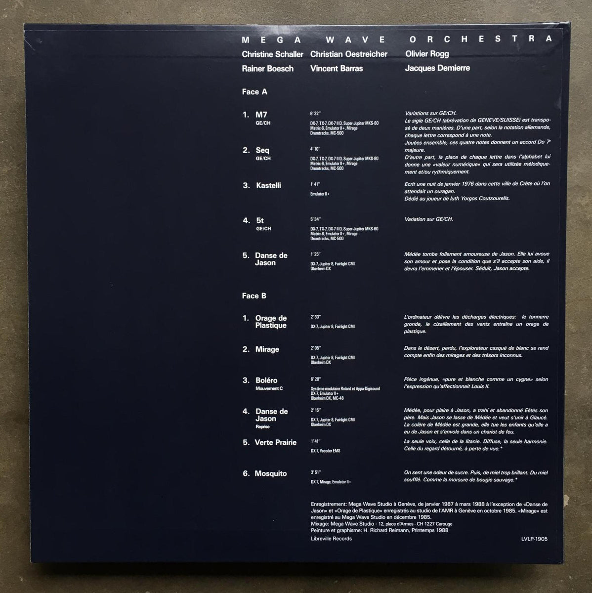 洋楽 mega wave orchestra Variations Sur GE/CH Mega Wave Orchestra, Christian Oestreicher, Christine