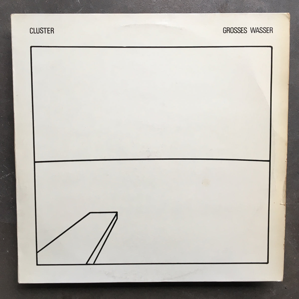 Cluster ‎– Grosses Wasser – All Night Flight Records