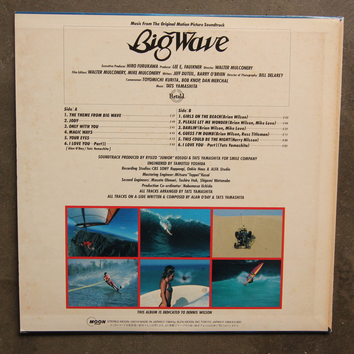 Tats Yamashita ‎– Big Wave – All Night Flight Records
