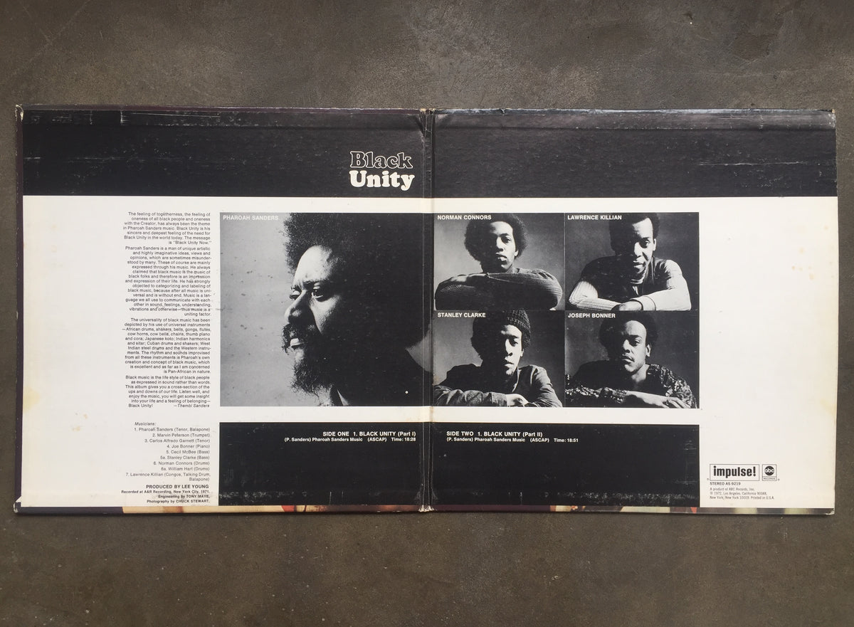 Pharoah Sanders – Black Unity – All Night Flight Records