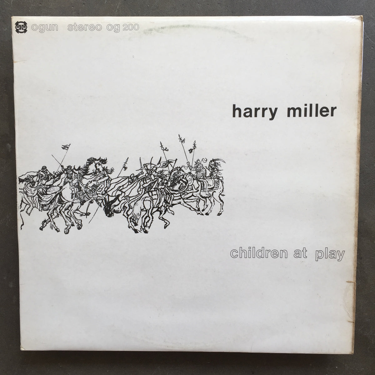 英LP Harry Miller Children At Play OG200 OGUN /00260 Harry Miller ‎– Children At Play – All Night Flight Records
