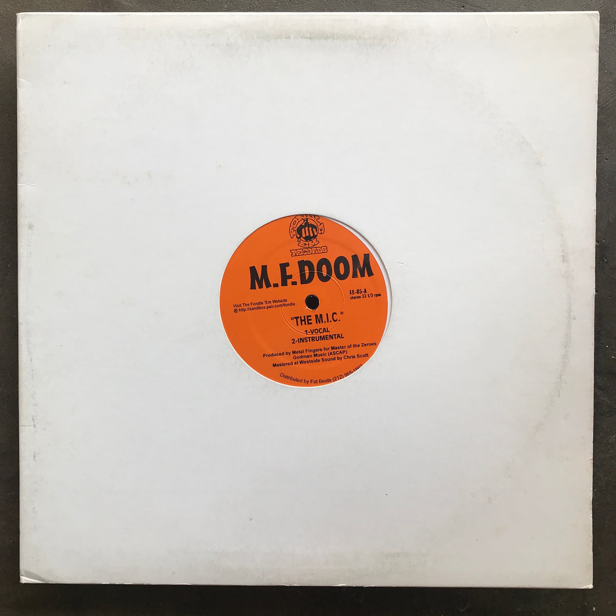 M.F. Doom – The M.I.C. – All Night Flight Records