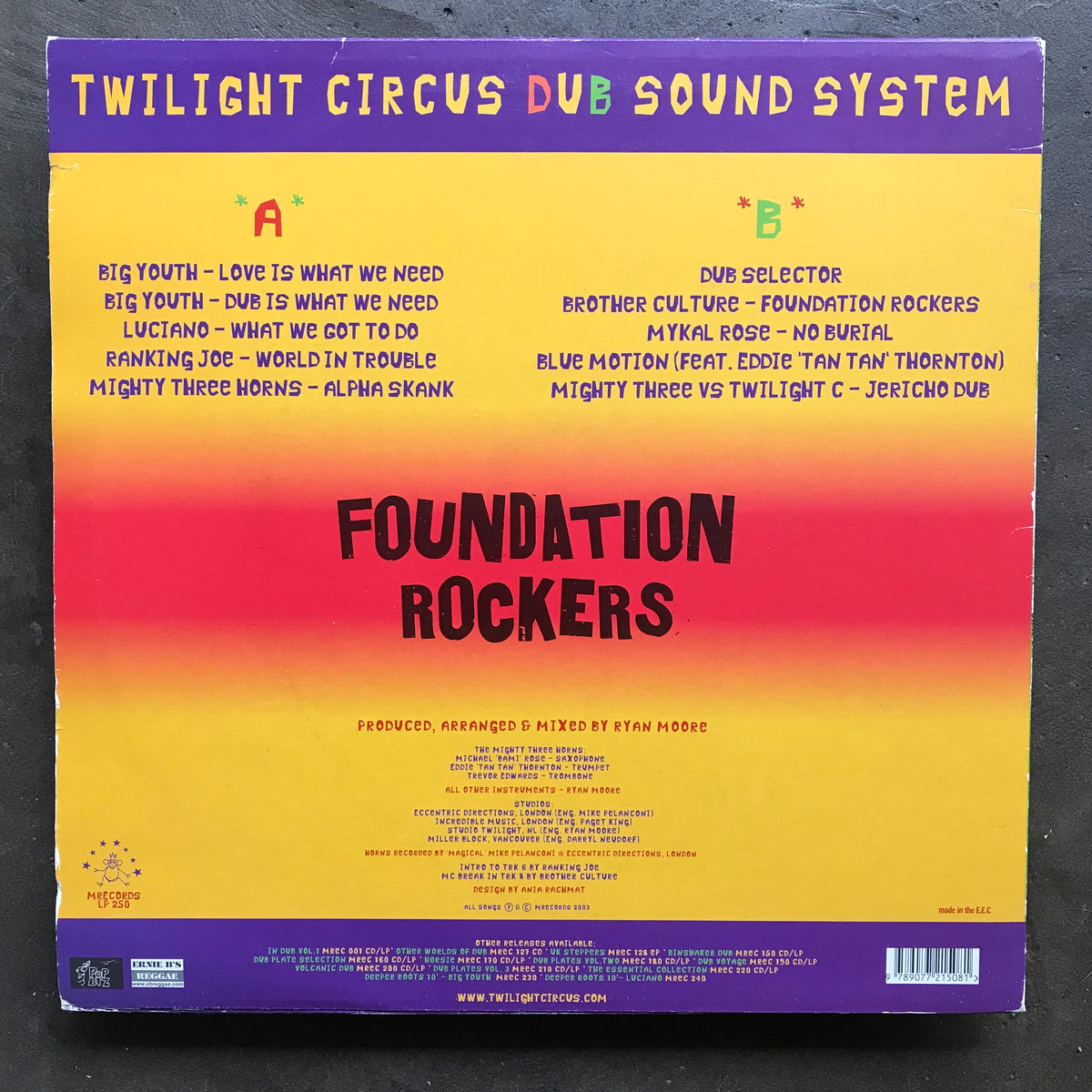 Twilight Circus Dub Sound System – Foundation Rockers