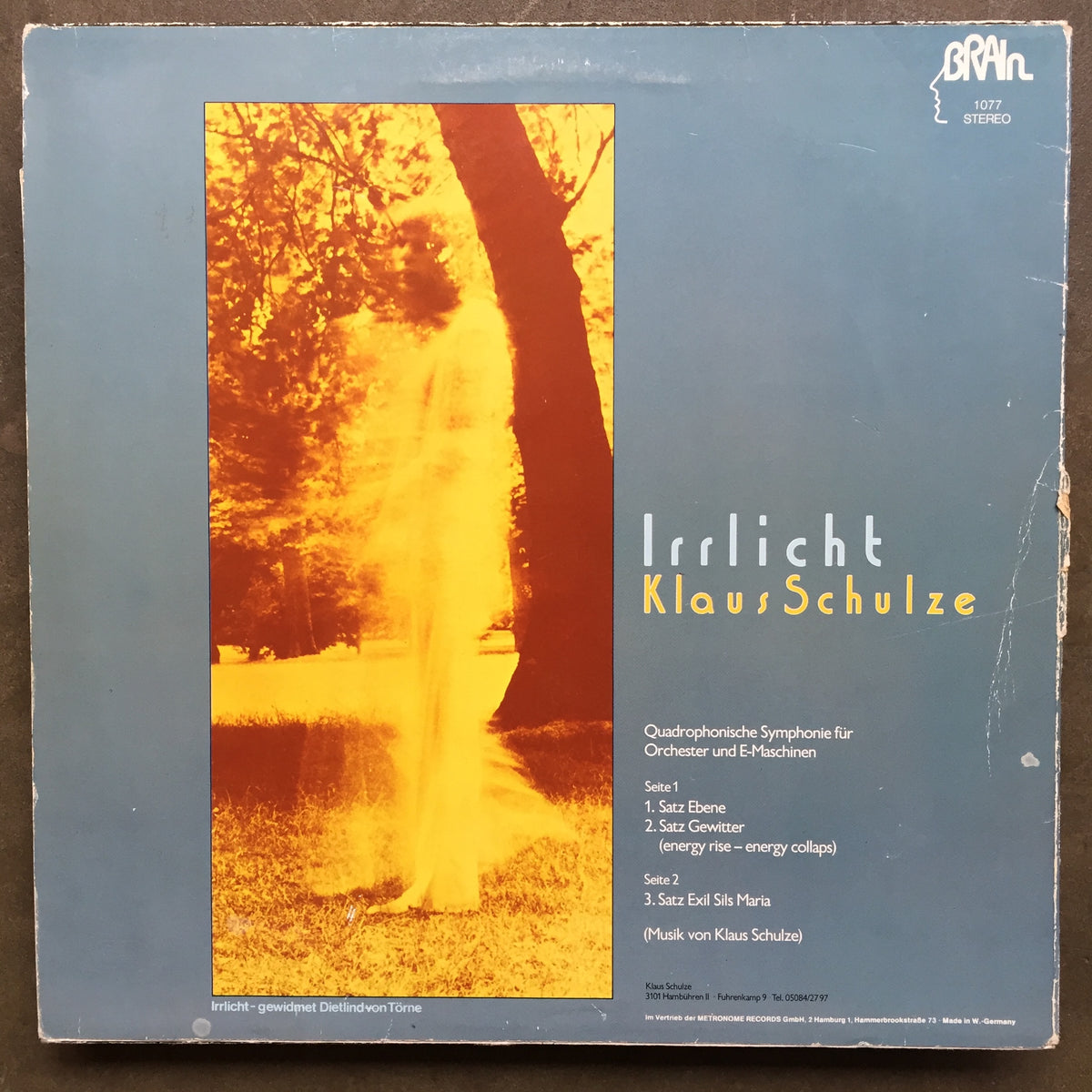 その他 Klaus Shchulze, Irrlicht Amazon.co.jp: Irrlicht by Klaus