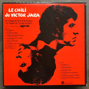 Victor Jara Con El Conjunto Quilapayun – Le Chili De Victor Jara - El Derecho De Vivir En Paz
