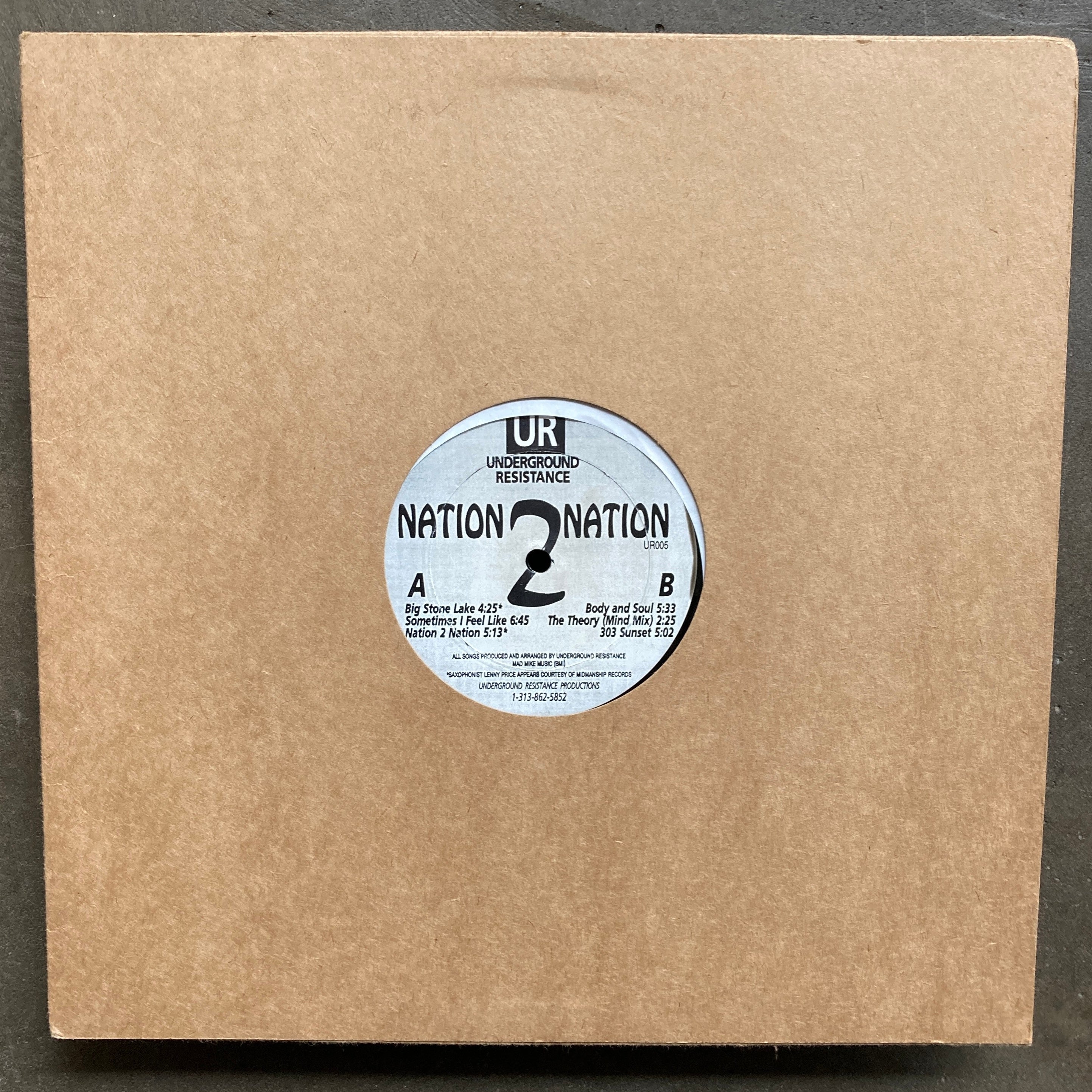 Underground Resistance ‎– Nation 2 Nation – All Night Flight