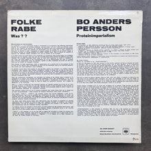 Folke Rabe / Bo Anders Persson – Was?? / Proteinimperialism (French Press)