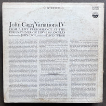John Cage With David Tudor – Variations IV