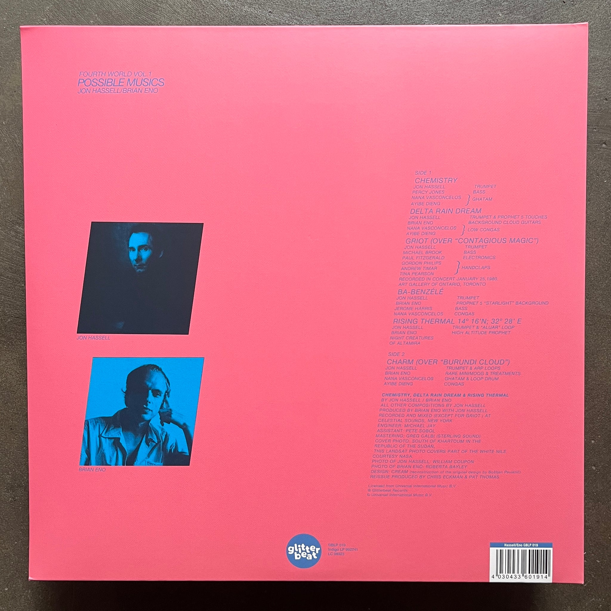 洋楽 Jon Hassell/Brian Eno/Possible Musics Jon Hassel/Brian Eno / Fourth World Vol. 1 - Possible Musics