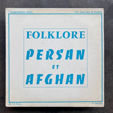 Various – Folklore Persan Et Afghan
