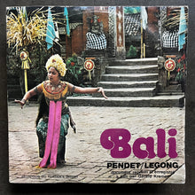 Various, Gérard Krémer – Bali - Pendet / Legong