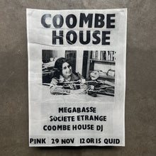Coombe House - Megabasse (live), Societe Etrange, Coombe House DJ - adv ticket 29.11