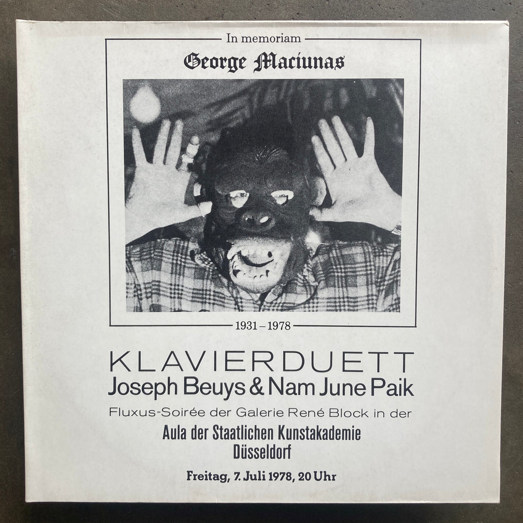Joseph Beuys & Nam June Paik ‎– In Memoriam George Maciunas: Klavierduett