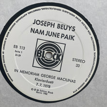 Joseph Beuys & Nam June Paik ‎– In Memoriam George Maciunas: Klavierduett