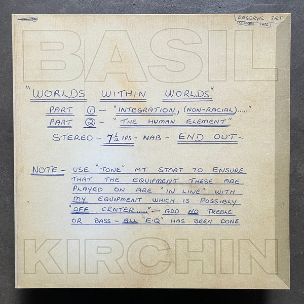 Basil Kirchin – Worlds Within Worlds