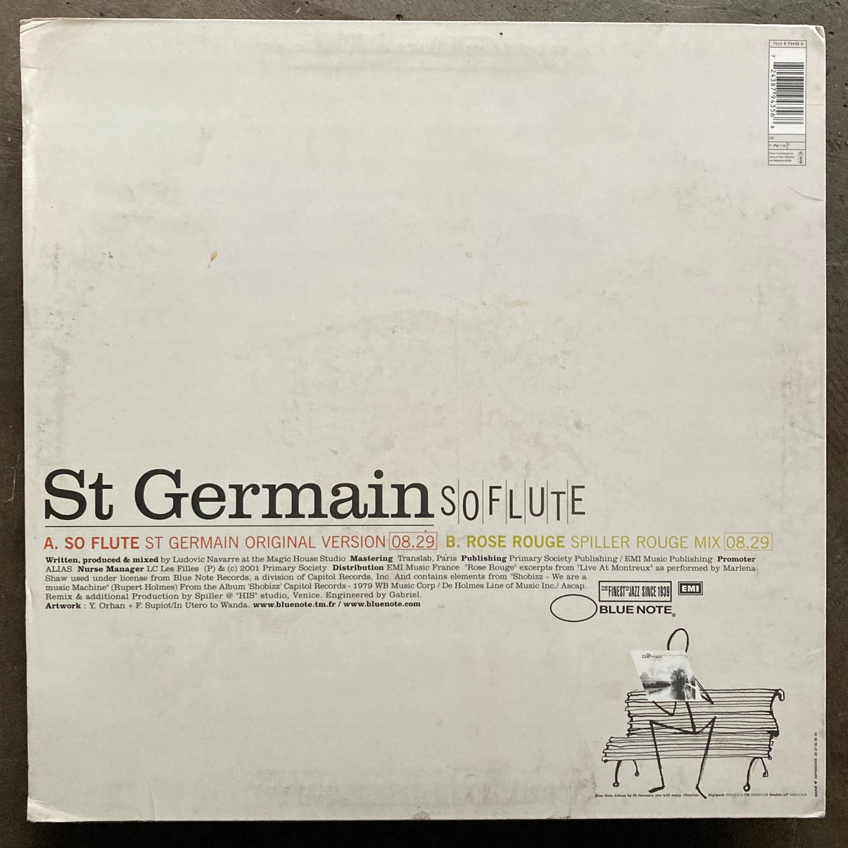 St Germain – So Flute – All Night Flight Records