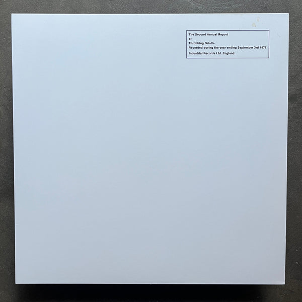 Throbbing Gristle – The Second Annual Report Of Throbbing Gristle