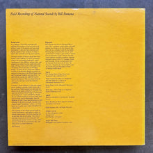 Bill Fontana – Field Recordings Of Natural Sounds