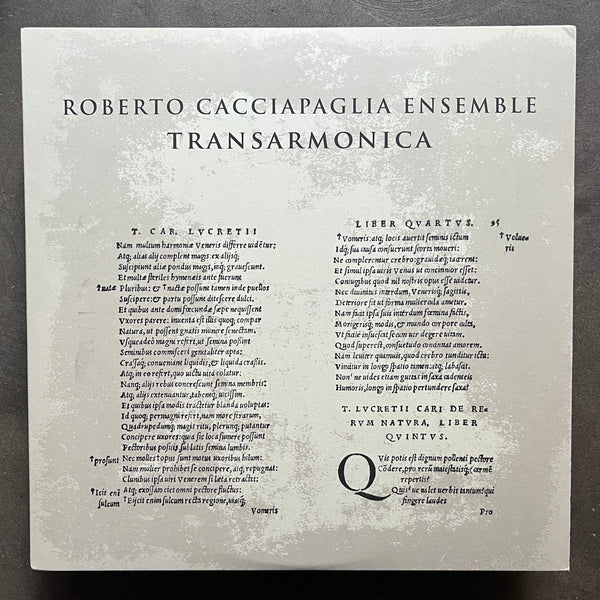 Roberto Cacciapaglia Ensemble – Transarmonica
