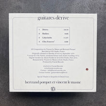 Vincent Le Masne et Bertrand Porquet – Guitares Dérive (CD)