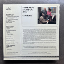 Frederico Mompou - Carmen Bustamante, Manuel García Morante – Canciones