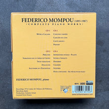 Mompou – Complete Piano Works