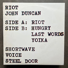 John Duncan – Riot