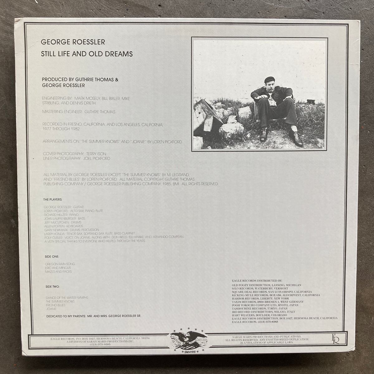 George Roessler – Still Life And Old Dreams – All Night Flight Records