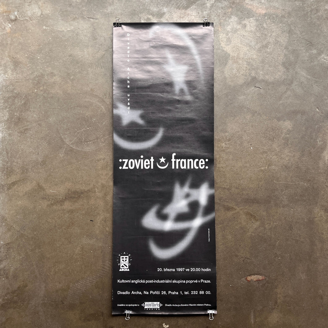 Zoviet France - Long gig poster (Czech Republic)