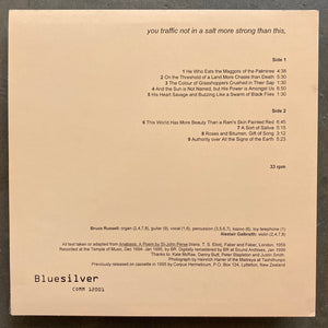 A Handful Of Dust – From A Soundtrack To The Anabase Of St-John Perse