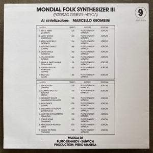 Marcello Giombini – Mondial Folk Synthesizer III (Estremo Oriente-Africa)