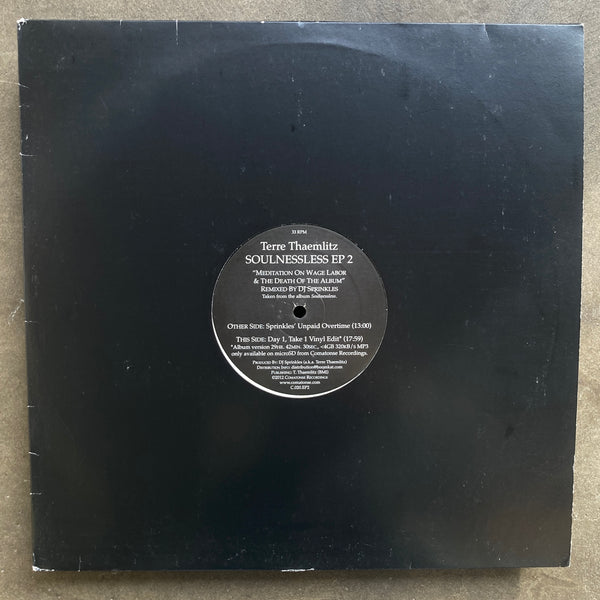 Terre Thaemlitz – Soulnessless EP 2 (DJ Sprinkles Remix)