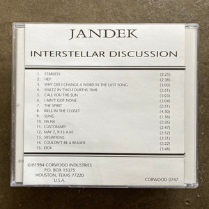 Jandek – Interstellar Discussion
