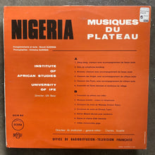 Various – Nigéria: Musiques Du Plateau