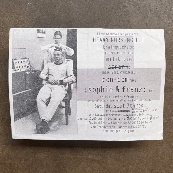 Zoviet France - Heavy Nursing flyer (a5ish / small)