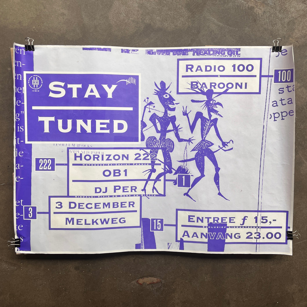 Horizon 222 (Zoviet France) gig poster - Melkweg, Amsterdam - (a2)