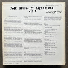 Various – Folk Music Of Afghanistan Vol. 2