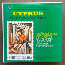 Various – Cyprus: Folkmusic Of Cyprus