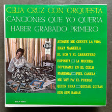 Celia Cruz Con Orquesta  – Canciones Que Yo Queria Haber Grabado Primero