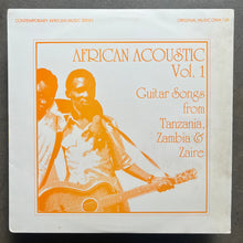 Various – African Acoustic Vol.1 - Guitar Songs From Tanzania, Zambia & Zaire