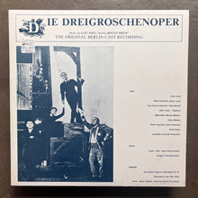 Various – Die Dreigroschenoper - Historische Aufnahme 1930. Auszüge