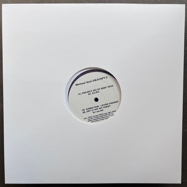 DJ Jus-Ed / Levon Vincent – Minimal Soul Part 2