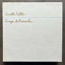 Scritti Politti – Songs To Remember