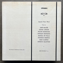 Various, José Echániz – Spanish Piano Music